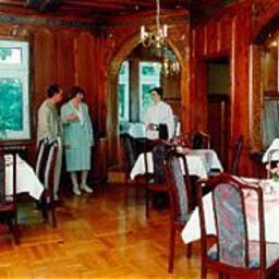 Sala colazione nel ristorante Haus Hainstein