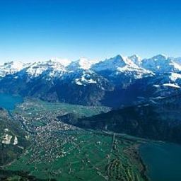 Ausblick Waldhotel Unspunnen