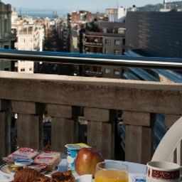 Chambre avec terrasse HCC Covadonga