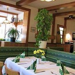 Breakfast room within restaurant Melchendorf Gasthof