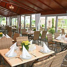 Sala de desayuno en el restaurante Hirschen Werneths Landgasthof
