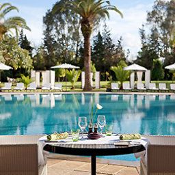Sala colazione nel ristorante Sofitel Rabat Jardin des Roses