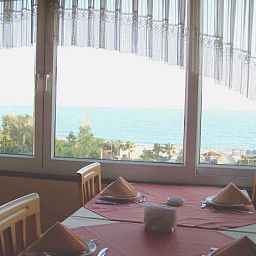 Sala de desayuno en el restaurante Miray Hotel Kleopatra