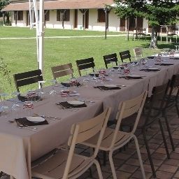 Терраса L Oree des Chenes Relais du Silence