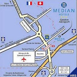 Vista exterior Hotel Median Geneve Airport France