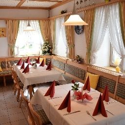 Frühstücksraum im Restaurant Zum Wendelwirt Landgasthof