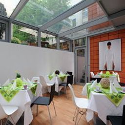 Breakfast room within restaurant Art Hotel Praha