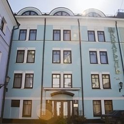 Widok z hotelu Akvarel