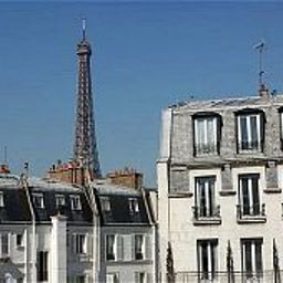 Exterior view Le Walt Eiffel Tower