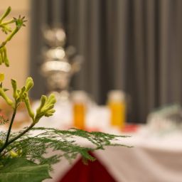 Salle du petit-déjeuner située dans le restaurant Austria Trend Hotel Ljubljana