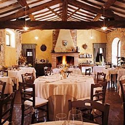 Breakfast room within restaurant Borgo Casa Bianca