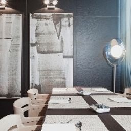 Sala de desayuno en el restaurante AC Hotel Torino