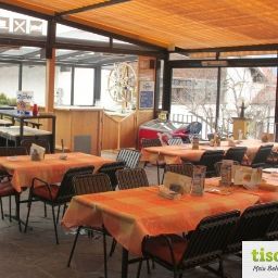 Breakfast room within restaurant Cafe Pension Alpina