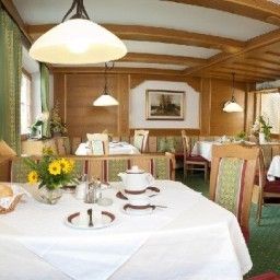 Sala colazione nel ristorante Gabl Pension