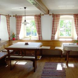Salle du petit-déjeuner Bauernhof Natschläger