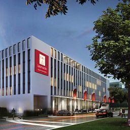 Widok z hotelu Leonardo Royal Munich
