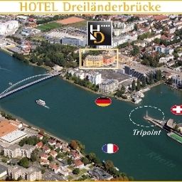 Dreiländerbrücke Weil am Rhein Baden-Württemberg