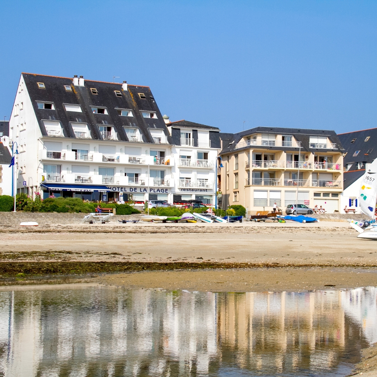 Hotel De La Plage Logis 3 Hrs Star Hotel In Quiberon Brittany