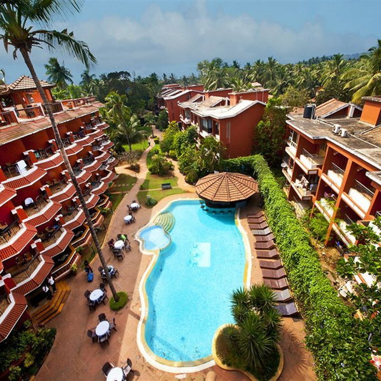 The Baga Marina Beach Resort Hotel 3 Hrs Star Hotel In Old Goa State Of Goa The resort has an outdoor swimming pool and views of the sea. the baga marina beach resort hotel
