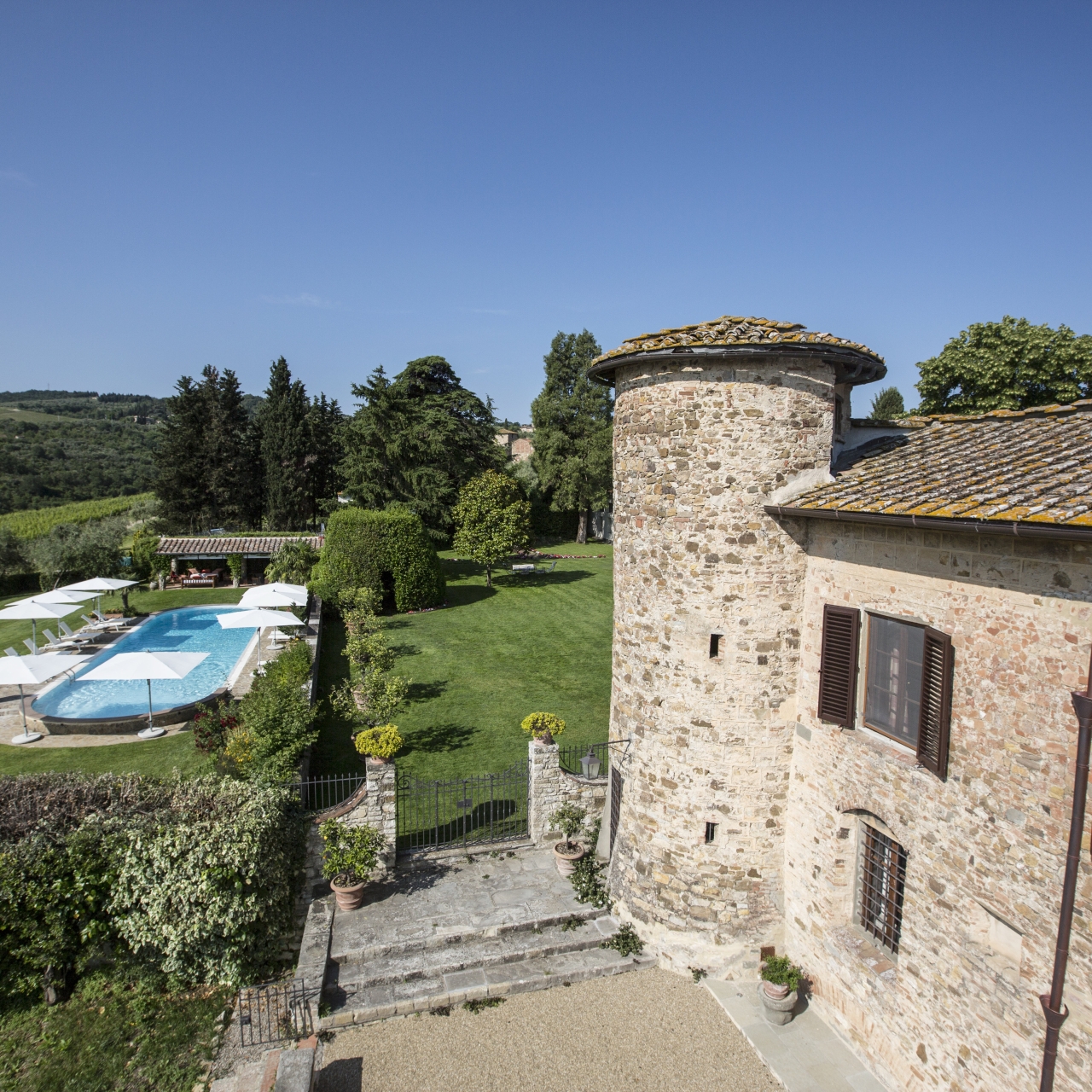Hotel Castello di Gabbiano Agriturismo in Mercatale, San Casciano in Val di  Pesa (Tuscany) - HRS
