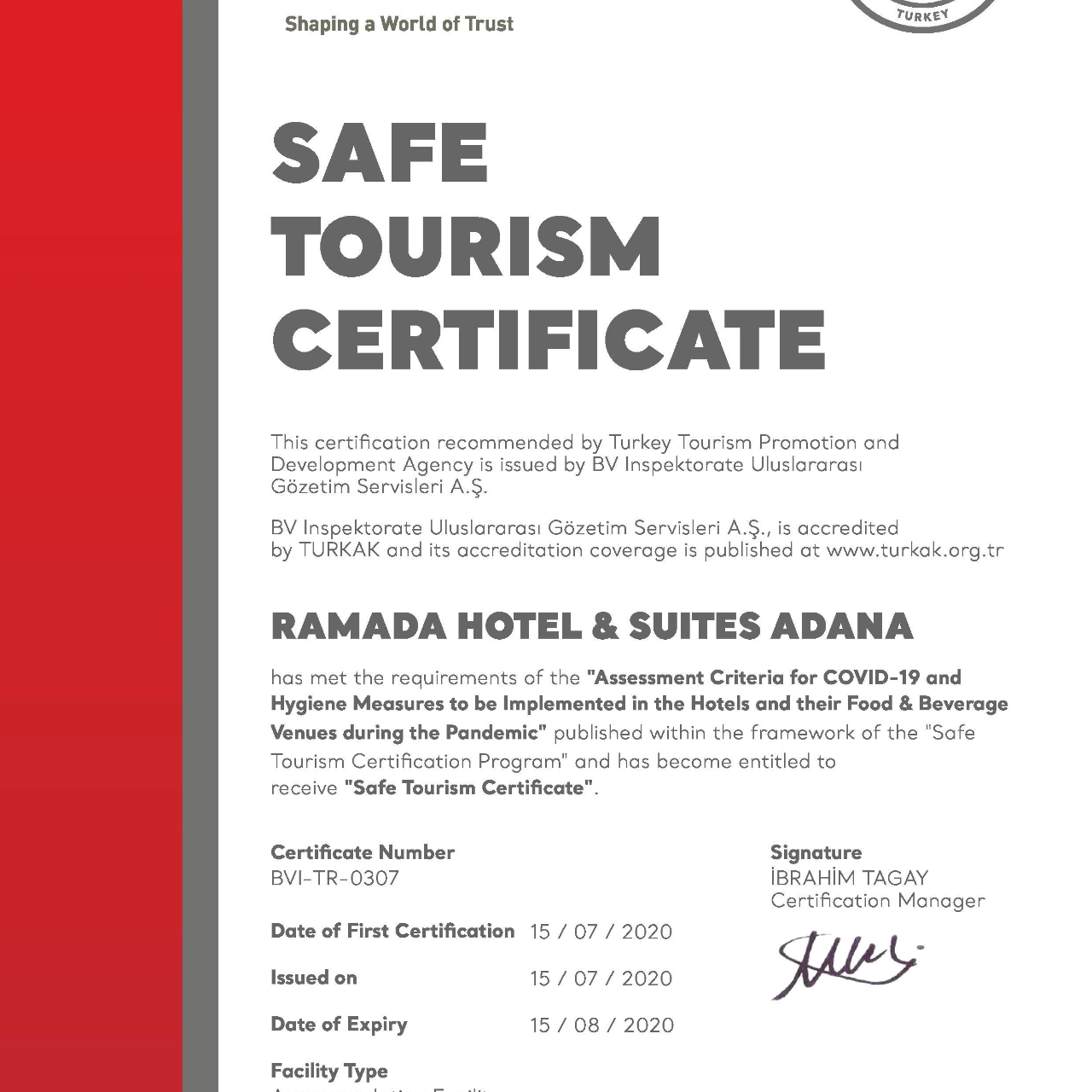 Ramada Hotel & Suites Adana en HRS con servicios gratuitos