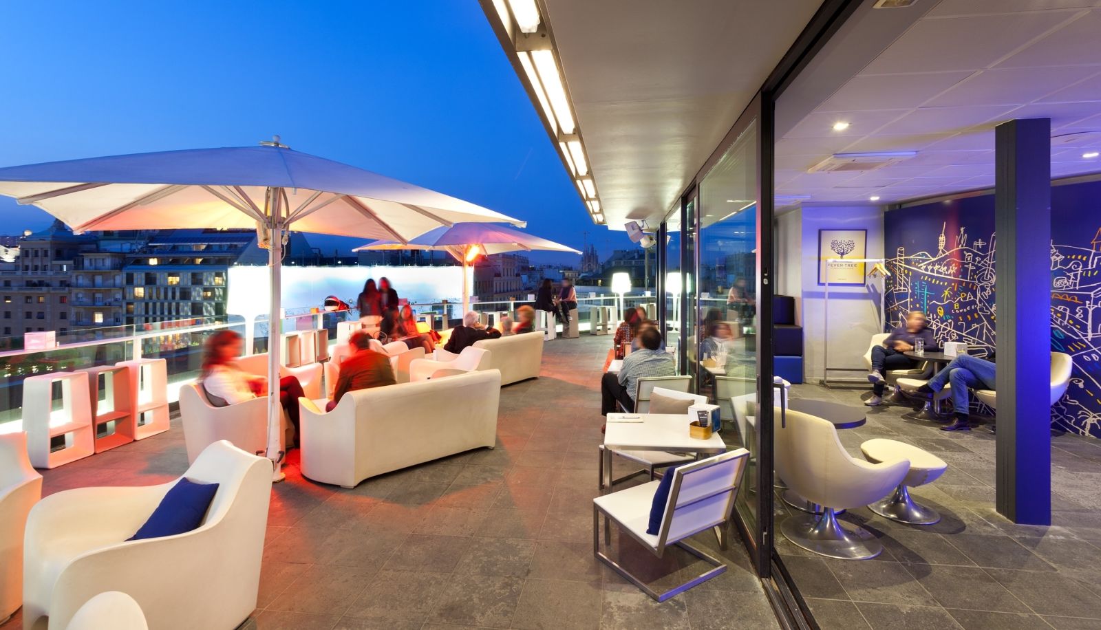 Terasse - Hotel Condes de Barcelona