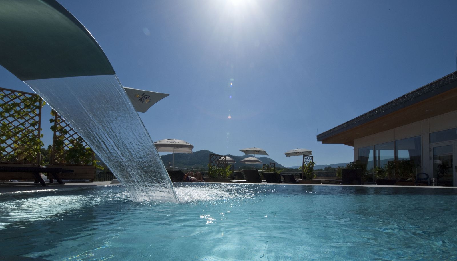 Wellnessbereich - Gartenhotel & Weingut Pfeffel