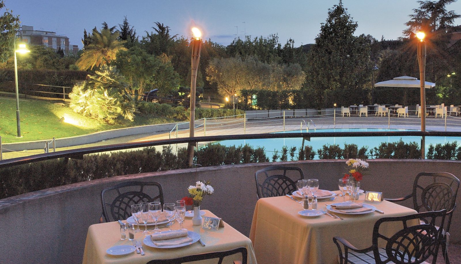 Terrasse - NH Villa Carpegna