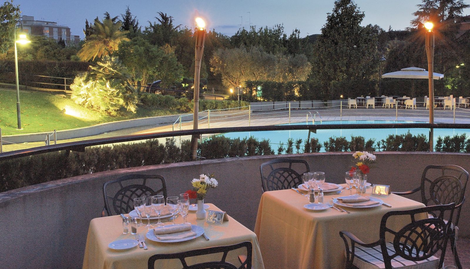 Terrasse - NH Villa Carpegna