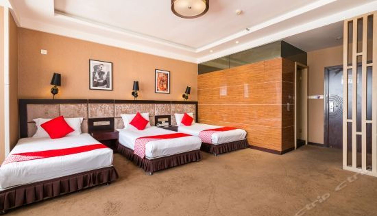 Dreibettzimmer - GUO ZHAN BUSINESS HOTEL