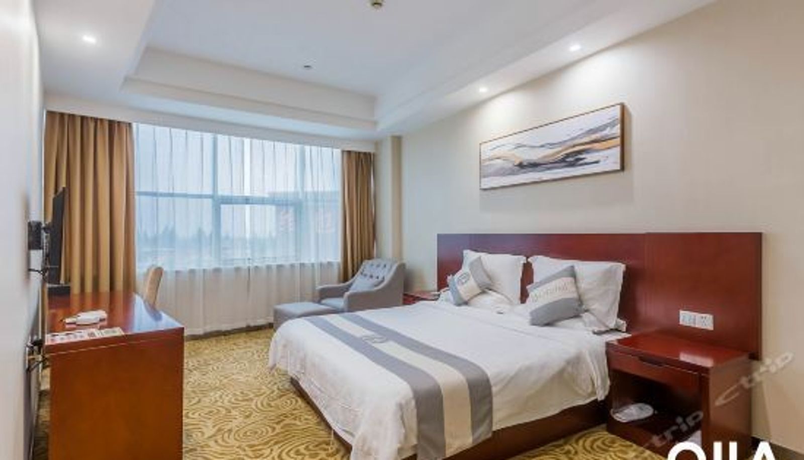 Business-kamer - Q+ Honglai Hotel (Hangzhou Xiaoshan International Airport)