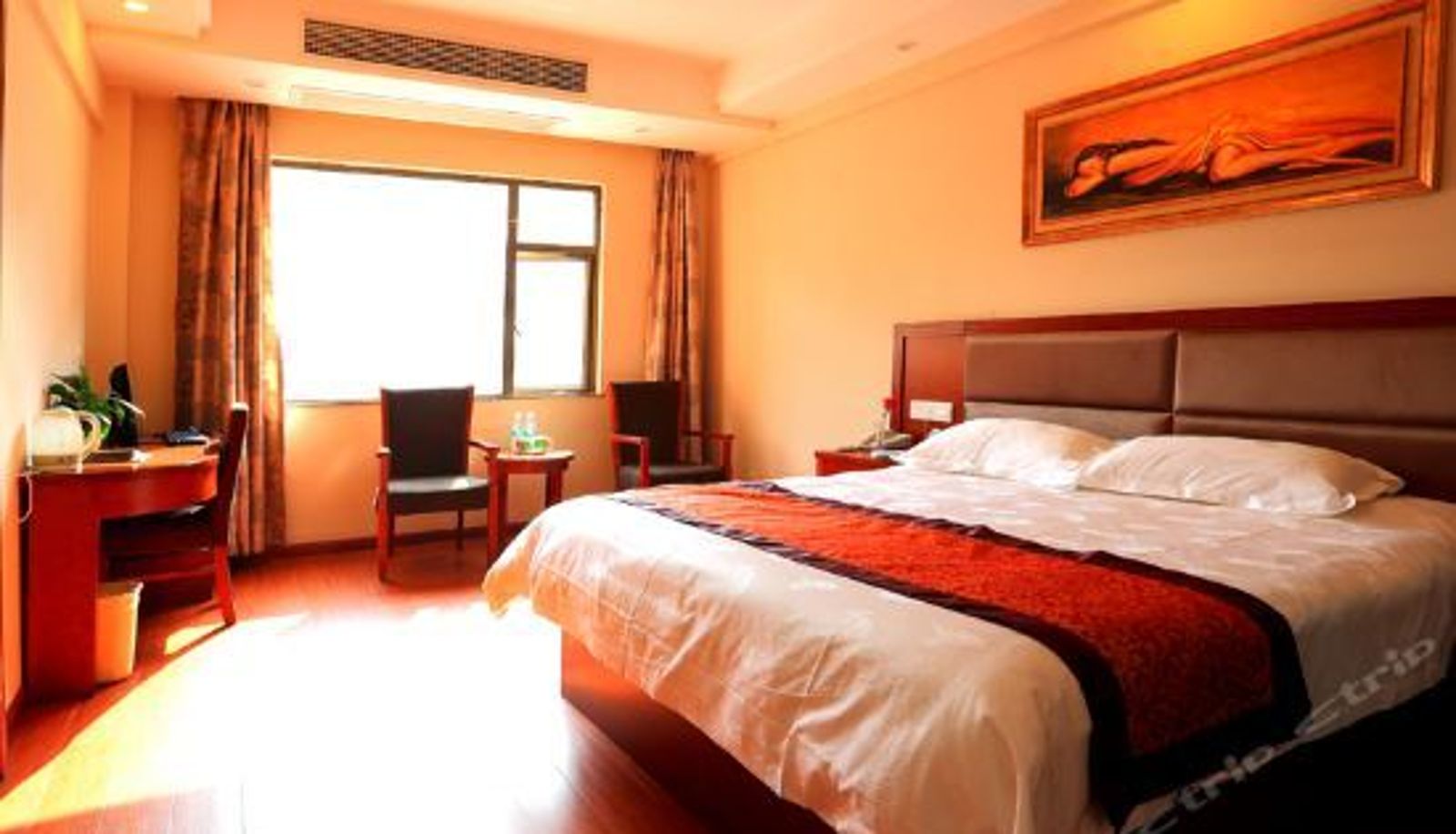 Business-Zimmer - GreenTree Inn JiangXi JiuJiang Railway Station Front HongXiang Business Hotel