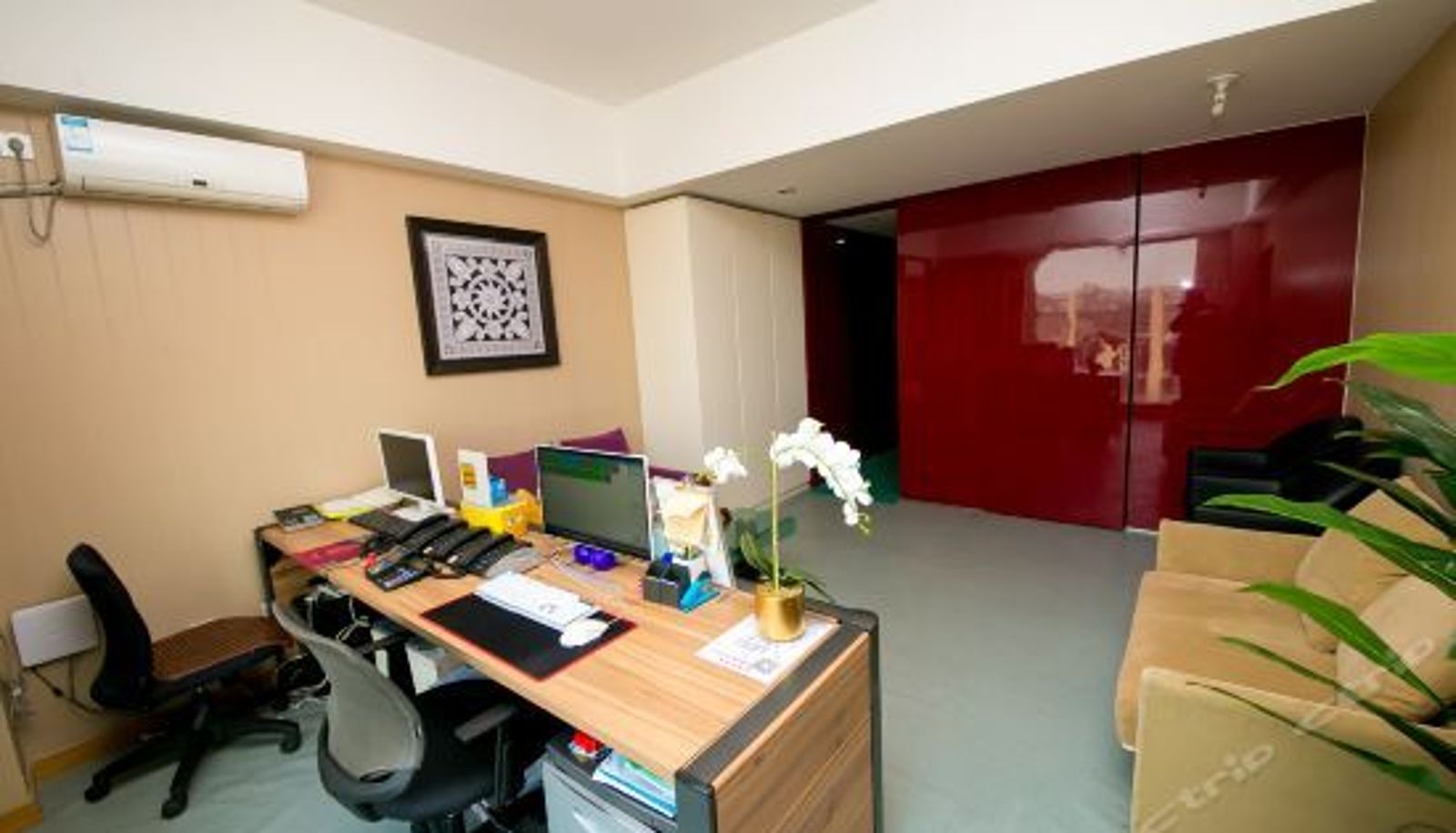 Reception - Lejiaxuan Boutique Hotel Service Apartment (Qingdao Convention and Exhibition Center Bathing Beach)