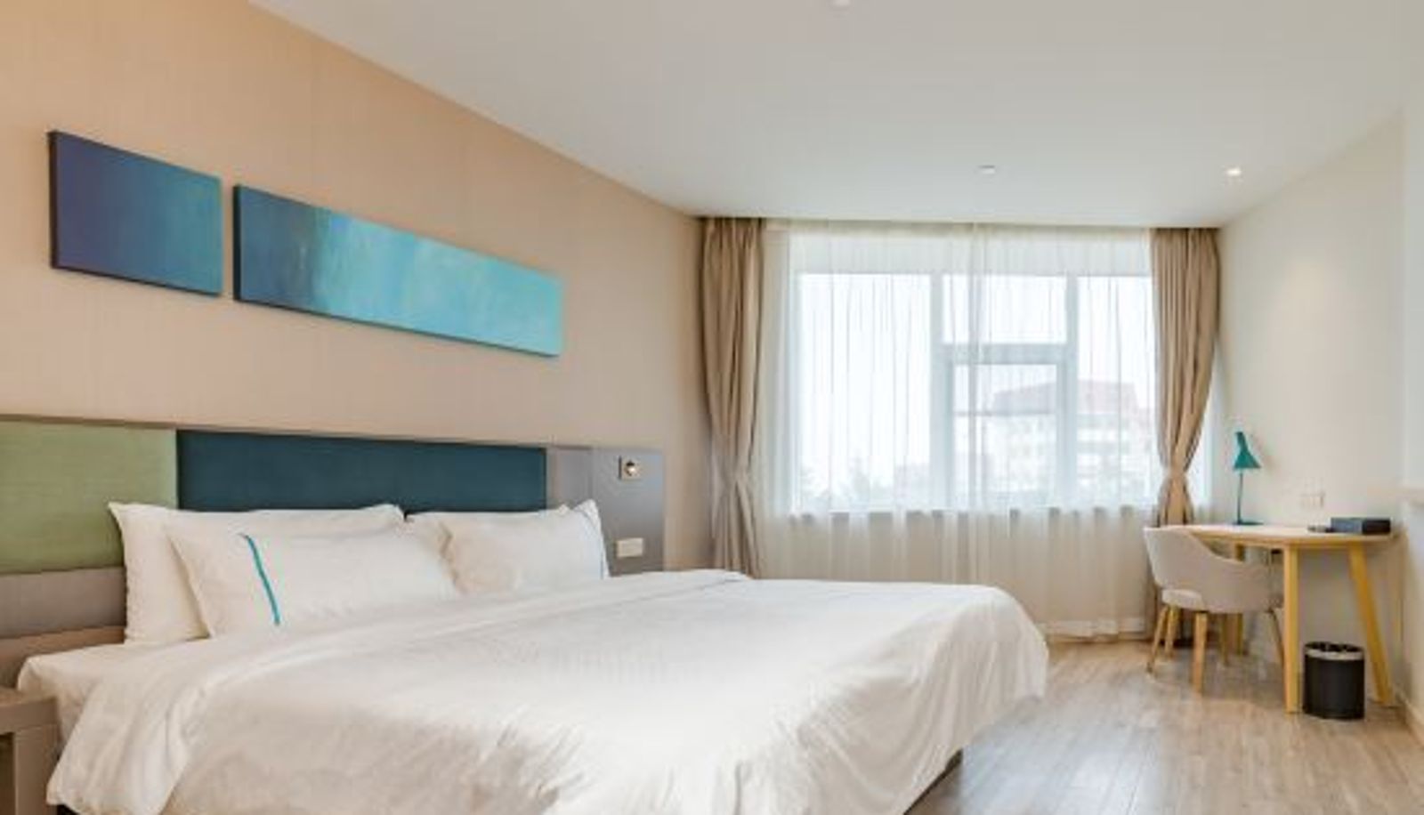 Business-Zimmer - Home Inn Selected (Yantai Guanhai Road Haichang Fisherman's Wharf Beach Bathing)