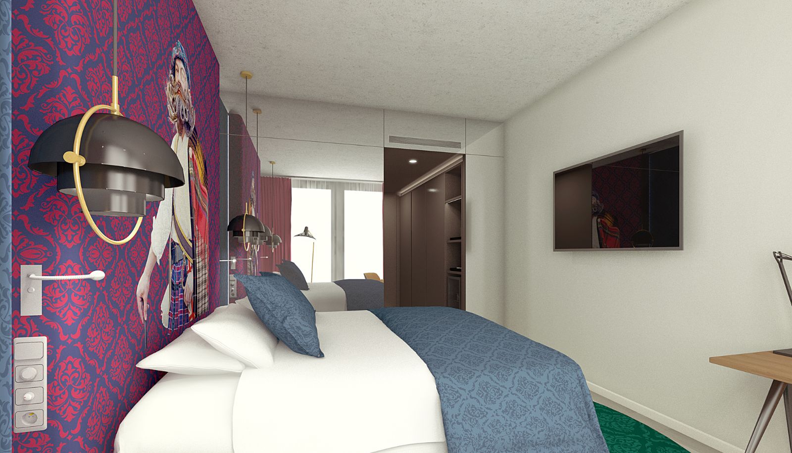 Chambre standard (simple) - Nhow Amsterdam RAI