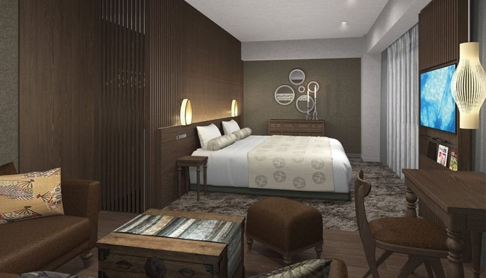 Pokój standardowy (dwuosobowy) - Hotel Grand Bach Kyoto Oike Select