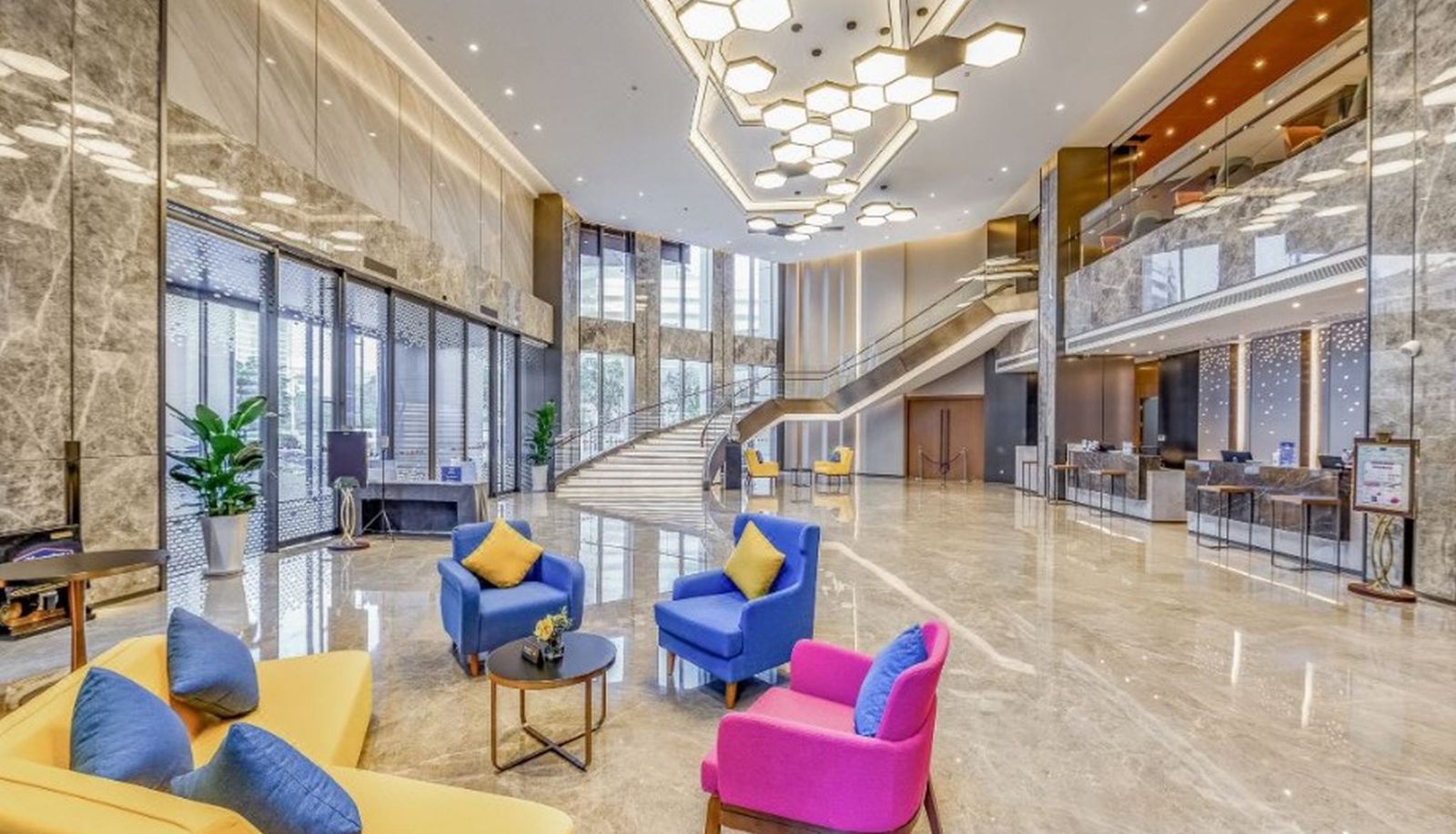 Interieur van het hotel - Hilton Happy Friends Dongguan Center Plaza