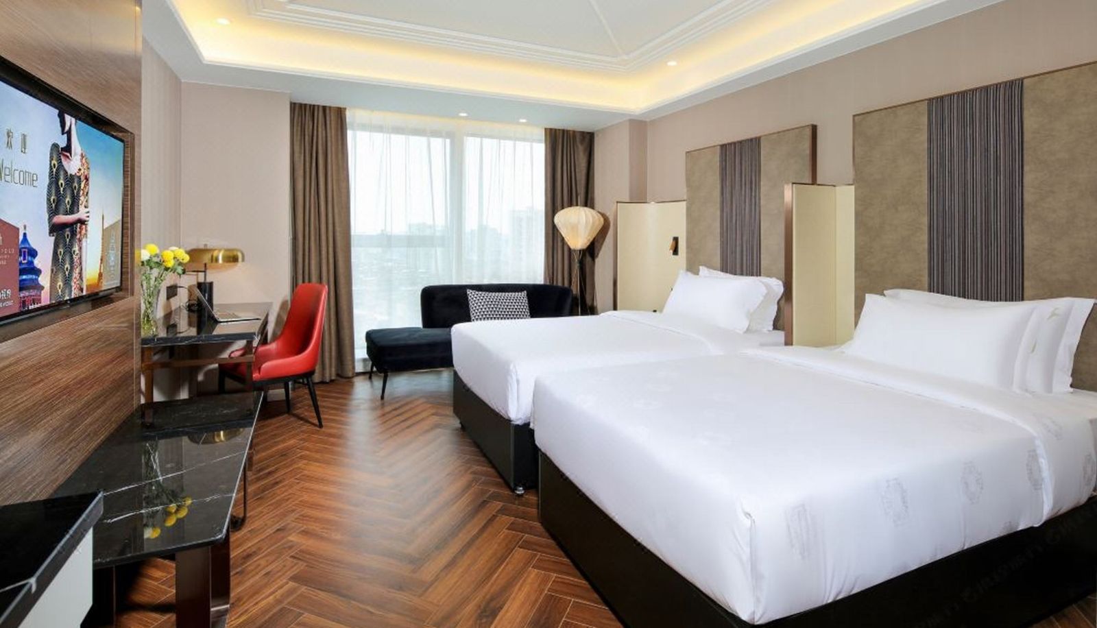 Standardzimmer (Doppel) - Jinjiang Metro City Hotel (Nanchang Wangge Bayiguan Subway Station)