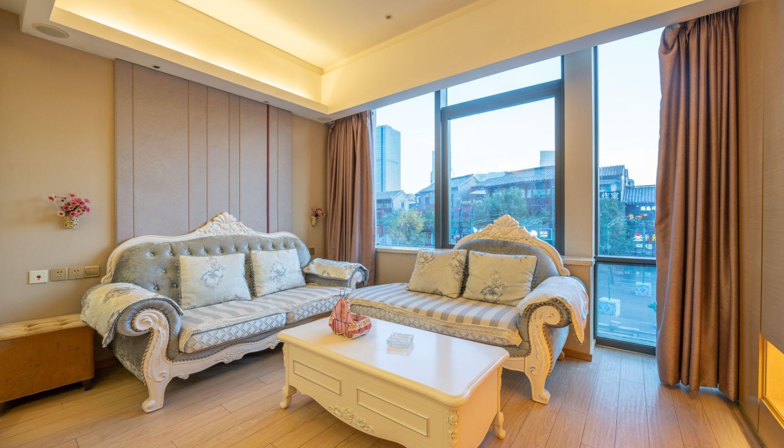 Zewnętrzna część hotelu - Jinan Summer Cherry Hotel Apartment (Quancheng Road Kuanhouli Store)