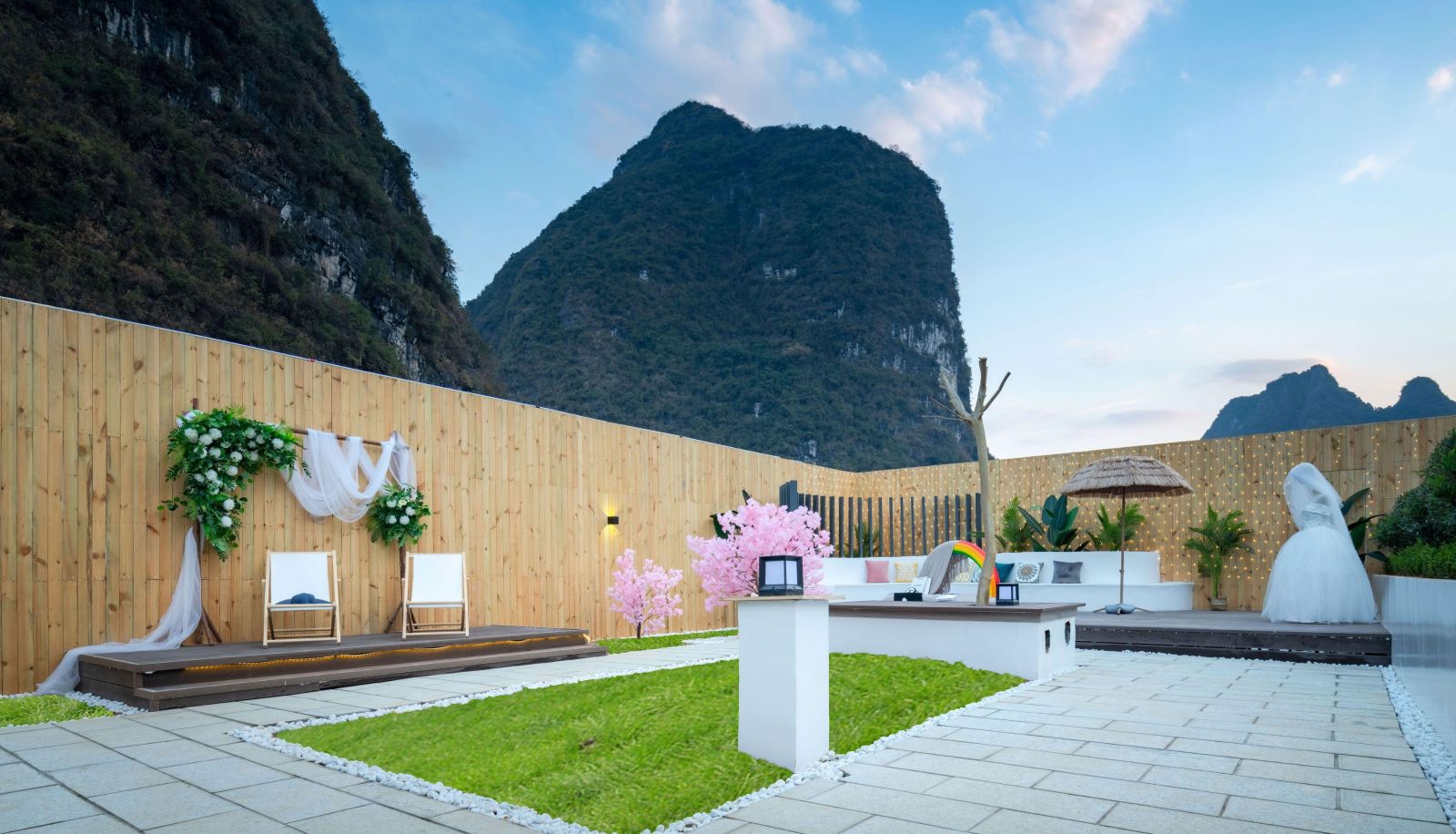 Buitenruimte van het hotel - Fanpo Yunshan Yueshui Tourist Resort (Yangshuo West Street Store)