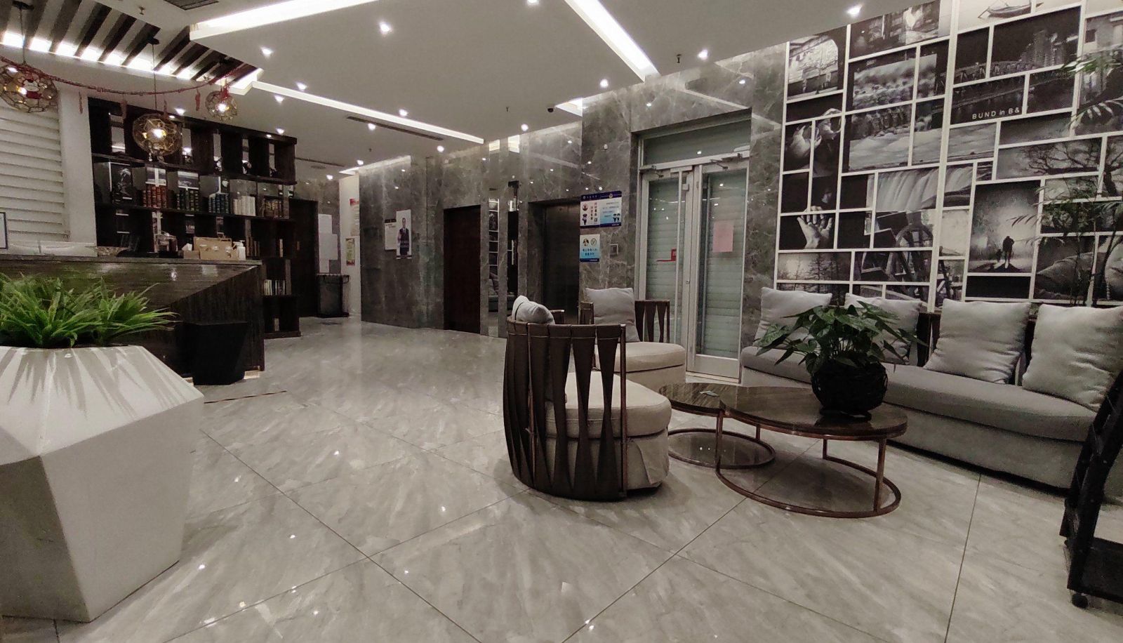 Buitenruimte van het hotel - Dingerman Boutique Hotel (Jinan Road Branch)