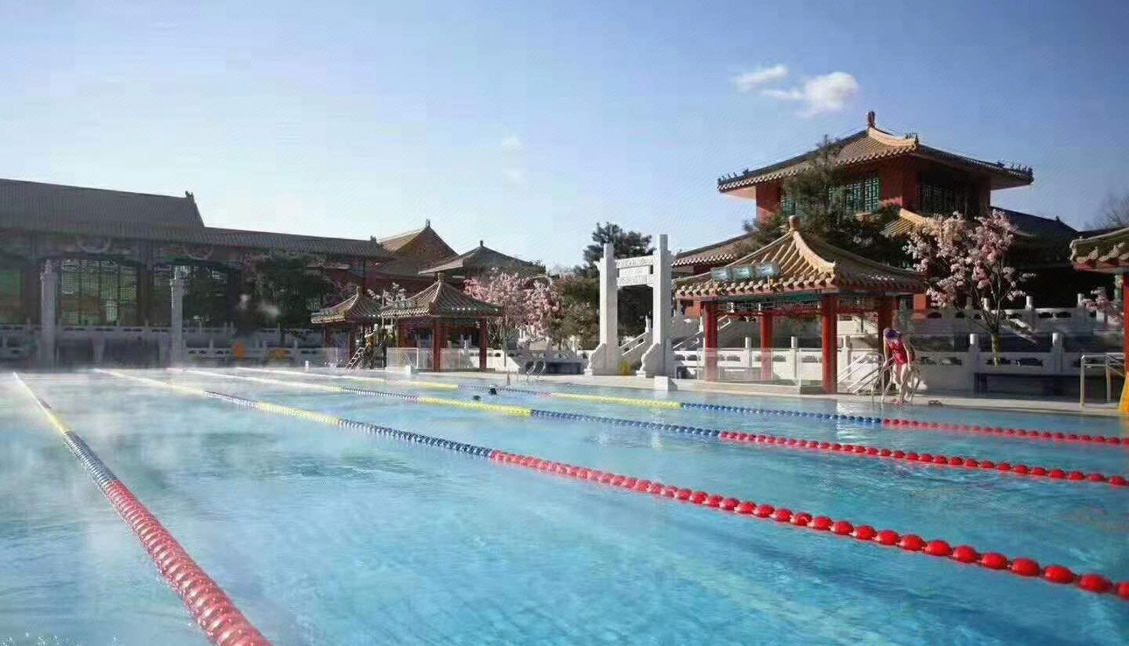Hotel Außenbreich - Jiuhua Villa Hot Spring Culture Theme Park Hotel
