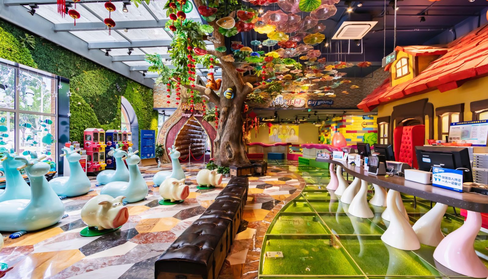 Buitenruimte van het hotel - Beijing Dingxiu Fairy Tale Parent-Child Hotel