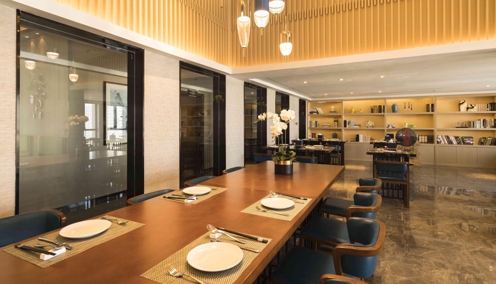 Buitenruimte van het hotel - Sumei Dawson Hotel (Wuhan Wangjiawan Branch)