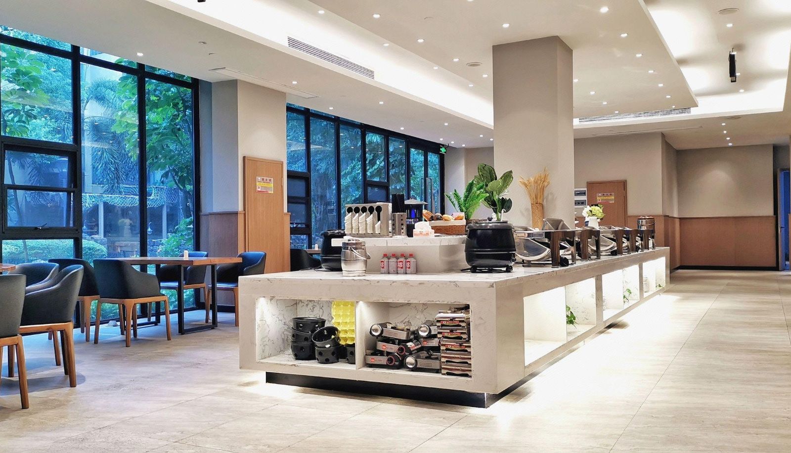 Buitenruimte van het hotel - Haikou Yuhua Original Design Hotel (flagship store of Meilan Airport)