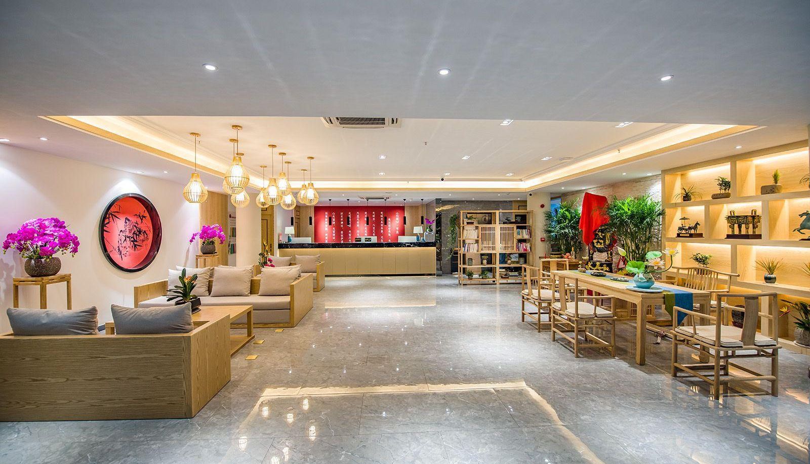 Zona exterior del hotel - Hanzhuang Hotel (Luoyang Longmen High Speed Rail Station Store)