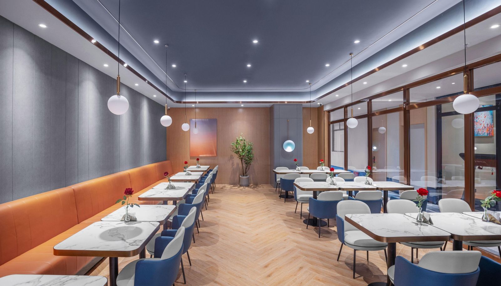 Area esterna dell'hotel - Lanou Shangpin Hotel (Xiangyang Wanda New Fifth Middle School Branch)