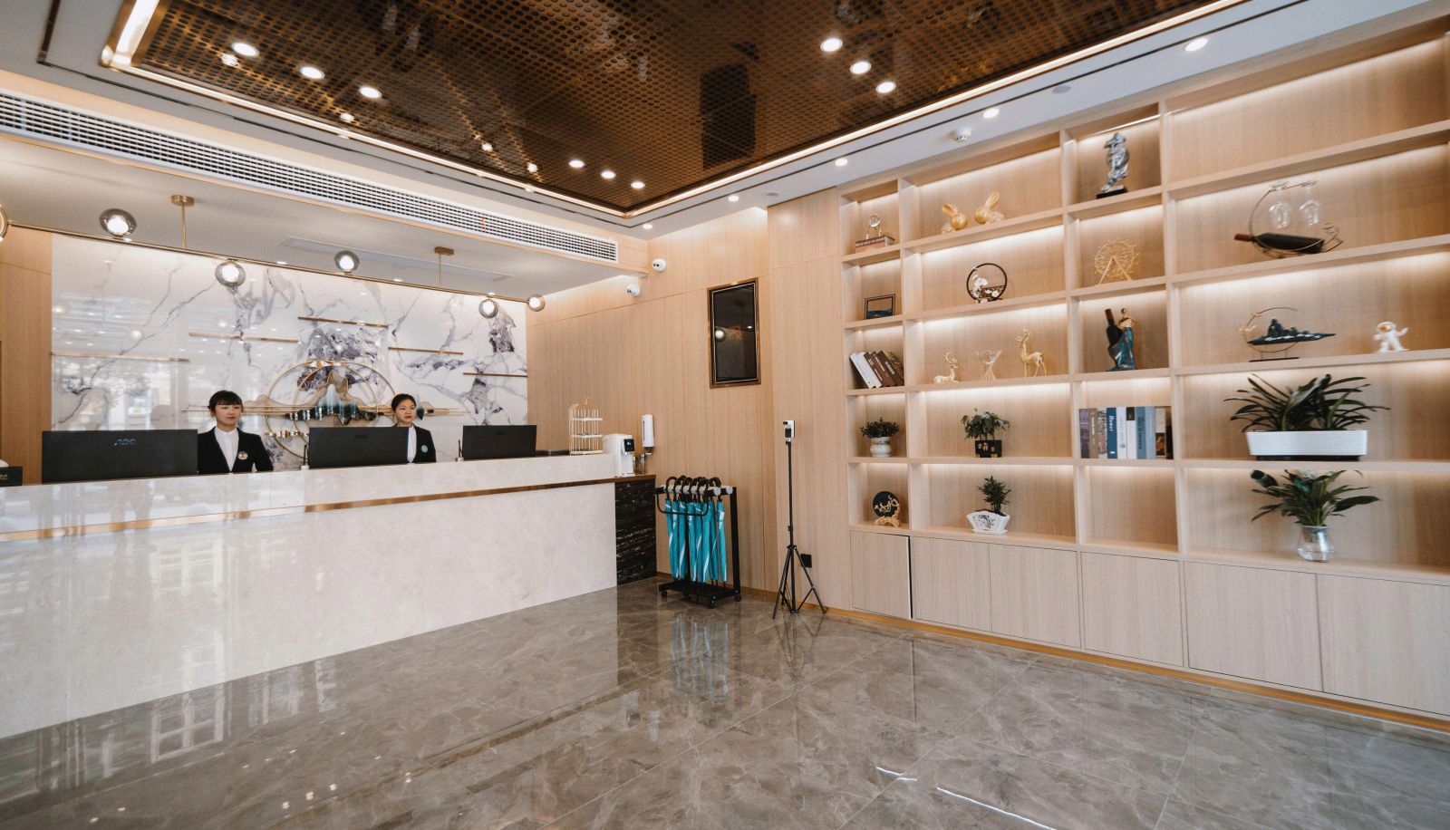Buitenruimte van het hotel - Magnolia Business Hotel (Huangshi North Station Branch)