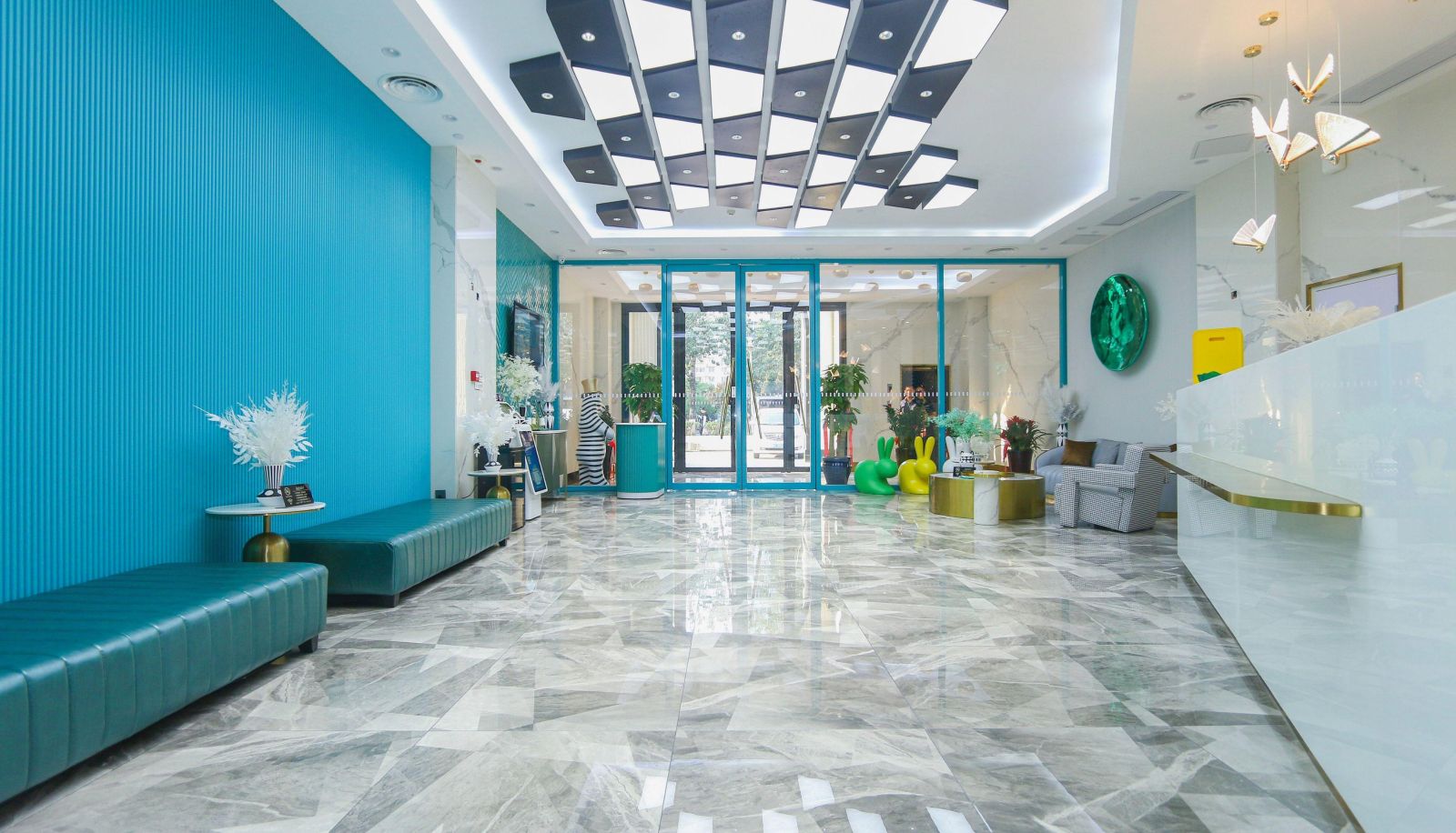 Area esterna dell'hotel - Jingqi Ouju Hotel (Lize Business District Branch of Fengtai Railway Station)