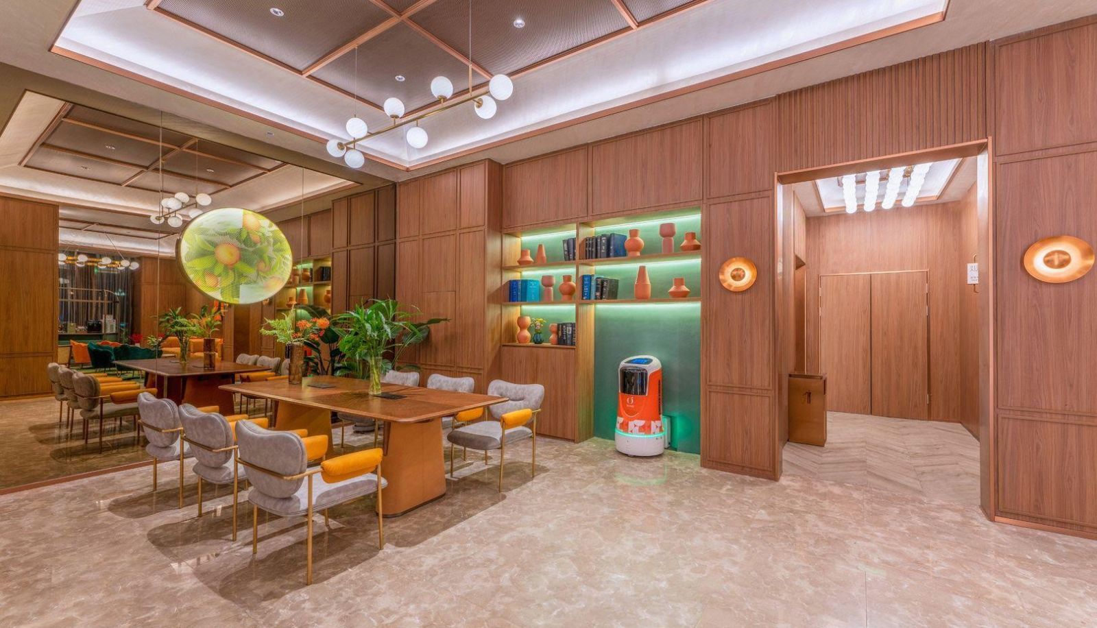 Buitenruimte van het hotel - Orange Hotel (Linyi Calligraphy Square Store)